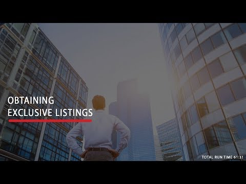 Obtaining Exclusive Listings