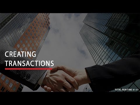Creating Transactions