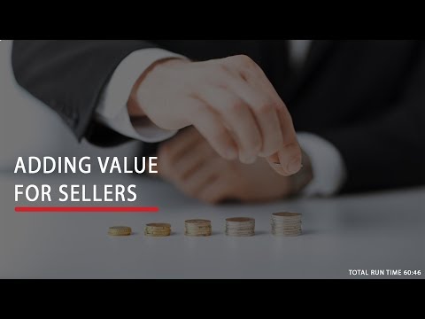 Adding Value for Sellers