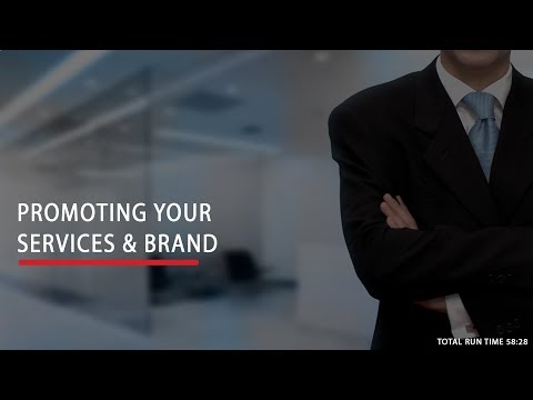 Promoting Your Services and Brand